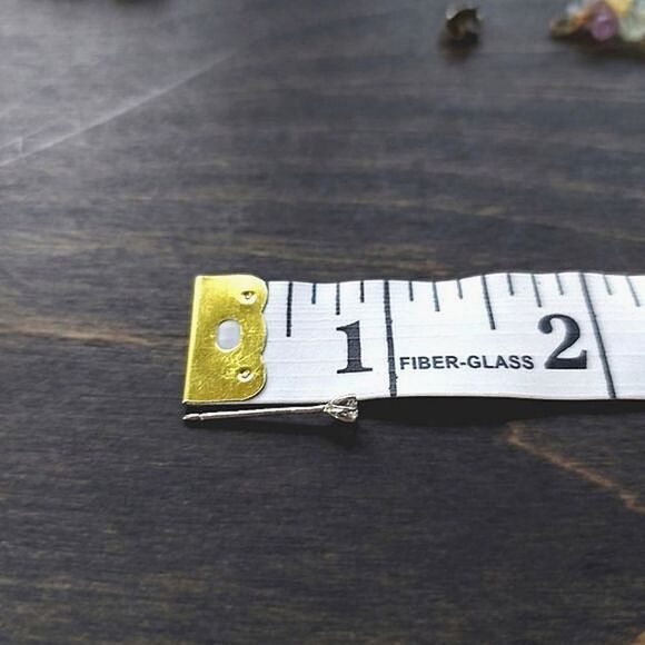 Vtg mixed gemstone rainbow drop earrings - Picture 5 of 7